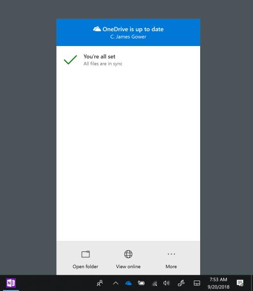 Set up syncing for your files and folders 1 Sync files with the OneDrive sync