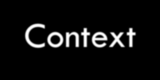 Search and Context Search Today User Context Query Words