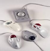 Most trackballs feature two buttons, although three button models are also