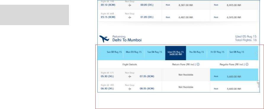 Flight select Not able to select flight easily Selecting flights was not easy Why?