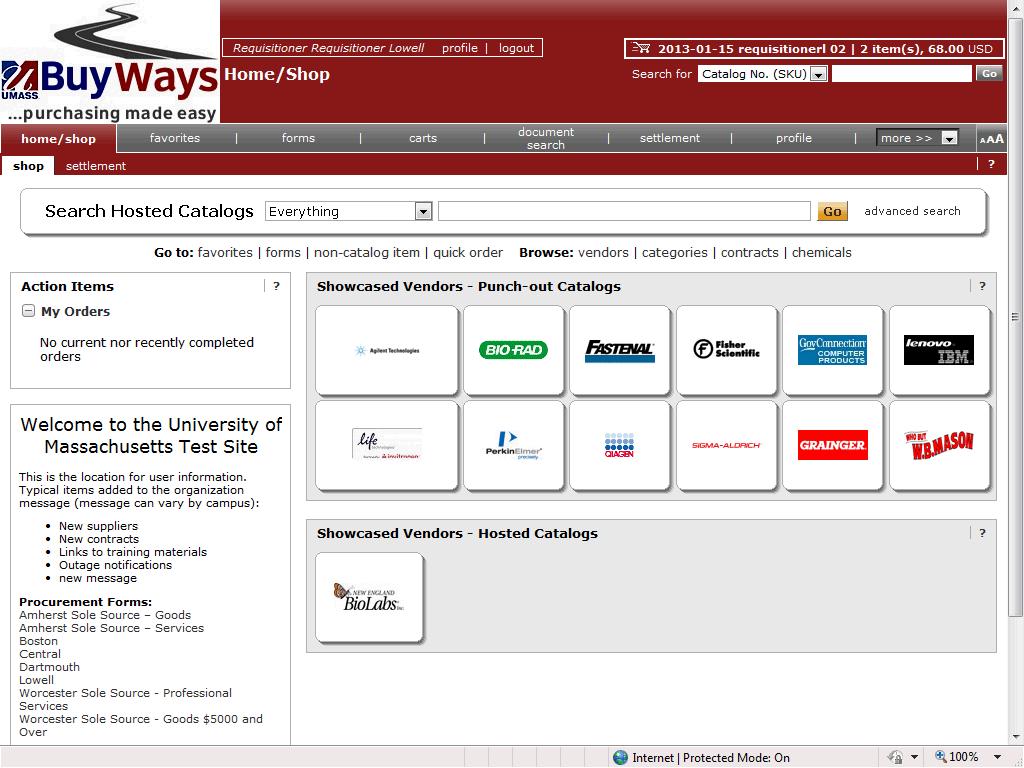 Fundamentals This section describes UMass BuyWays fundamentals. Upon completion of this section, you will be able to describe the BuyWays: Process Roles Terminology Vendors.