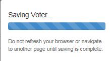 Entering Remaining Voter Information Preference is a dynamic dropdown in webscore. If the Affiliation is Unaffiliated or Political Organization, Preference will display.