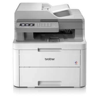 Colour wireless LED 3-in-1 printer The DCP-L3550CDW comes complete with time saving features including automatic 2-sided print, a large 250 sheet paper tray, and large inbox toners of up to 1,000