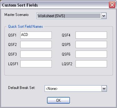 5.3 Administer Custom Sort Fields In the GMT Planet main screen, navigate to Setup Custom Sort Fields.