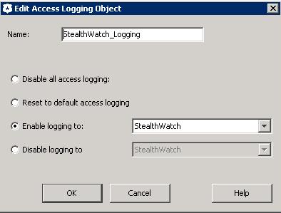 Configuring the Blue Coat Proxy Logs 7. Click Enable logging to. 8. Type a name for your log and then select your log. 9. Click OK. The object is added. 10.