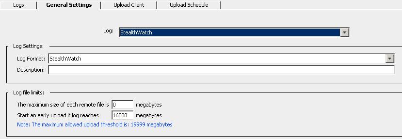Configuring the Blue Coat Proxy Logs 3. From the Log Format drop-down list, select the log you created in Step 1. 4.
