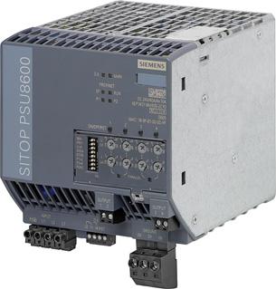 Siemens AG 201 Overview The 3-phase basic units of the SITOP PSU8600 power supply system include one Ethernet/PROFINET interface as well as one or four configurable outputs (voltage and current