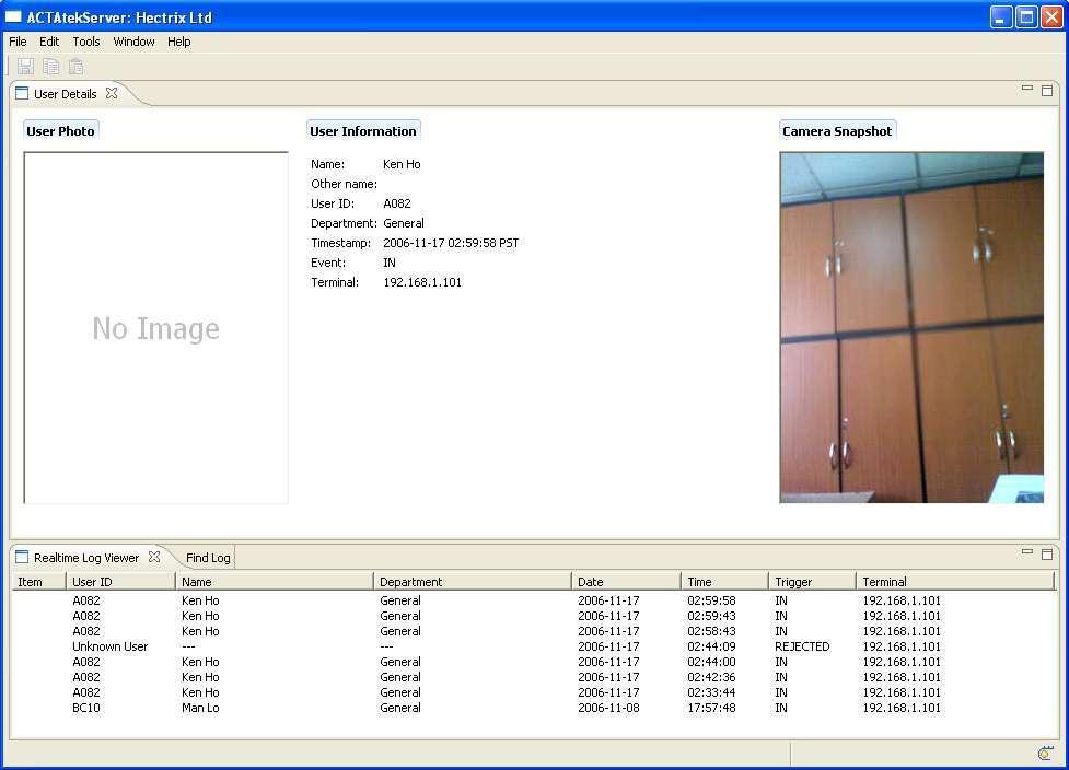2. Select Window --> Open Perspective --> Monitor 3. Realtime Log Viewer shows the log in realtime 4.