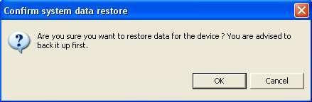 2.168.1.101 and select Restore