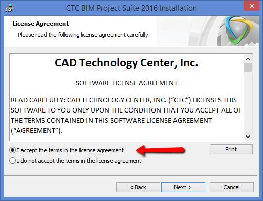 Standard Installation Using the Setup Program A standard installation simply involves running the interactive setup program, accepting all of the default values, and then starting up Revit.