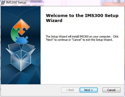 2 Progarm Install Below shows detailed installation procedure of IMS300: Step 1: