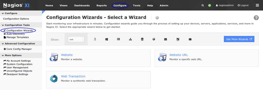 Create Tomcat Server Host Object: As mentioned earlier, using the Website Wizard will make this step easy.