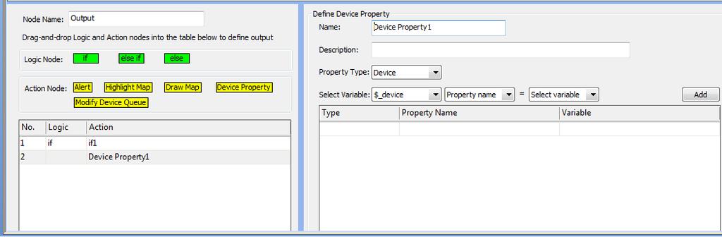 Export the variable to Table and create a basic output for the table.