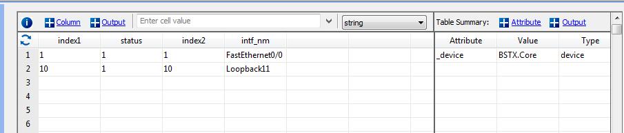 Click Table2 node after Merge