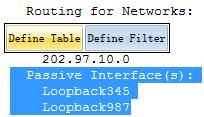 you could also add a child parser for a filter parser by the following way: (1) highlight filtered content and select Define Table option (2) In the Table Parser window, replace Passive Interface(s):