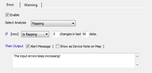 4.2.4 Advanced Alert In most time, the three types of alert-basic, Delta and Flapping- could satisfy your need.
