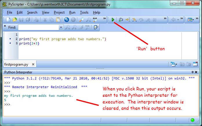 The Python programming language