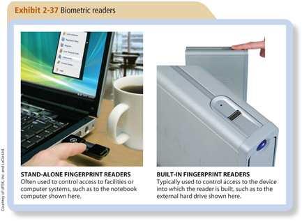 CMPTR Chapter 2: Computer Hardware 43 Scanners and Readers Other types of readers include: Optical mark