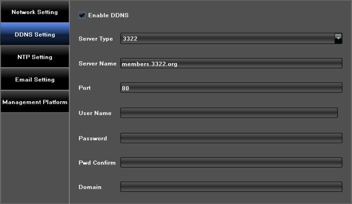 make DVR register the servers automatically 2) Enable PPPOE function to achieve DVR dialing 3) Click in front of Enable UPnP, after