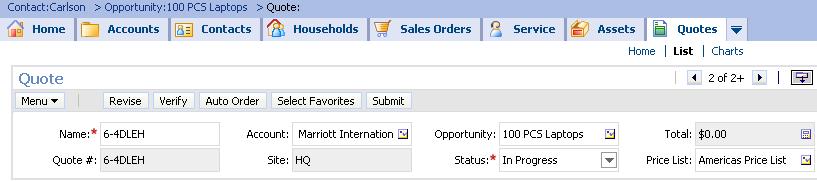 Edit Quote: Adding Line Items Add line items to the quote from a buying catalog 5-16 Can browse the hierarchical catalog to locate products Edit Quote: Adding Line