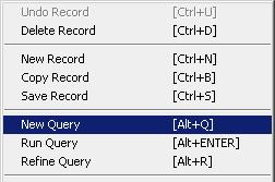 Query Use a keyboard shortcut Running and Executing a Query Diagram The screenshot shows two different ways of querying in