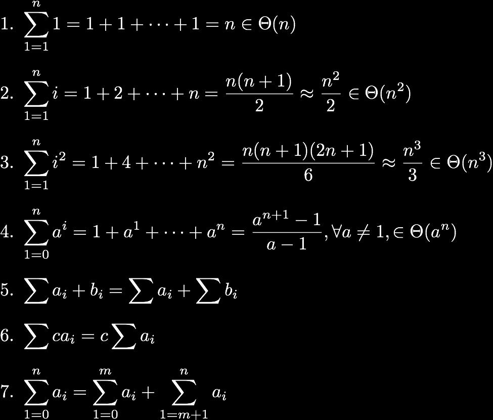 Bounding Functions non-recursive algorithms set up a sum for the number of times the basic operation is executed simplify the sum determine the order of growth (using