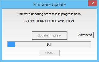 Upgrade and Downgrade Firmware 2. When the Firmware Update dialog appears, click Update firmware to begin the firmware update process.
