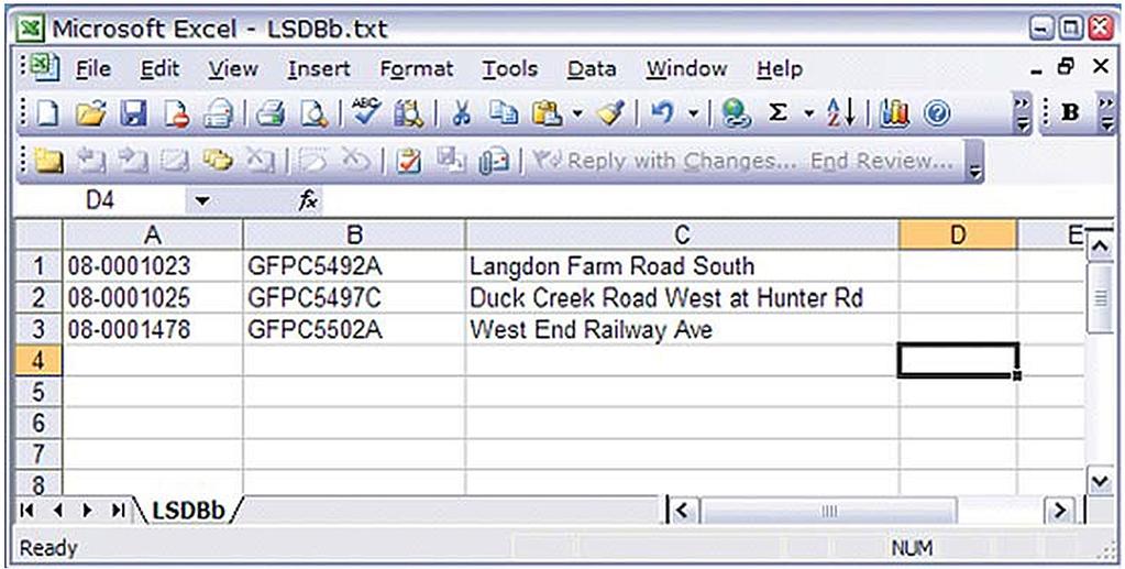 Excel File Examples When the final screen appears, click on the Finish button. See Figure 112.