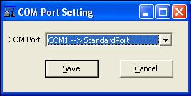 4. Once you have found the COM Port that the USB Serial Converter was assigned, you can change the setting by clicking the Com Port Configuration Button shown below. 5.
