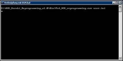 Double click "PCDIag OCS Reprogramming id15" on PC desktop to open the program. 16.