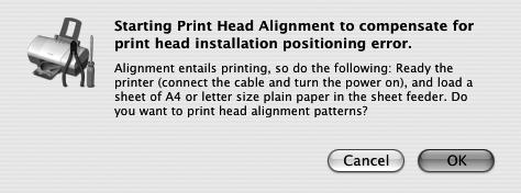 Printing Maintenance 1 With the printer on, load a sheet of Letter-sized plain paper in the printer. 2 Open the BJ Printer Utility dialog box.