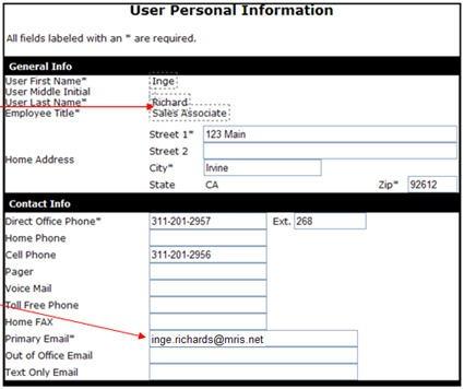 Once you have signed in to your administration page, make sure that the information contained in your personal profile is correct. To access your personal profile: 1.