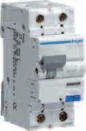 Residual circuit breakers (RCBOs) - type Hi (high immunity) with overcurrent protection Provides protection on overload, short-circuit & earth leakage faults Suitable for electrically disturbed