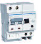 Residual circuit breakers (RCBOs): Provides protection on overload, short-circuit & earth leakage faults 2 pole RCBO-4 module width 4 pole RCBO-7.