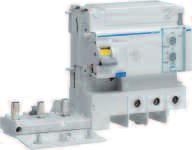 RCD add-on blocks - 125A RCD Add on blocks (RCD AoB) suitable for 80, 100 & 125A HLF MCBs Fits on right side of 3P & 4P HLF MCBs Protection against fire caused by insulation faults 300mA, 500mA, 1A