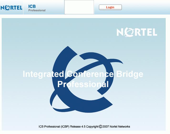 14 Web Browser Interface d Access Number e Telephone ID Logging in to the Web Browser 1 Enter the ICB Professional IP address in the browser's Location or Address field, and press Enter or Return.