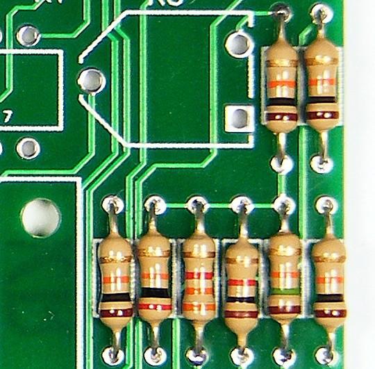 Step 5: Solder the 20KΩ (Red, Black, Orange) resistor
