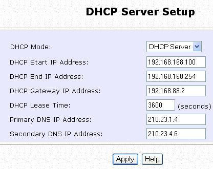 The following will guide you to setup the DHCP Server. Step 1: Click on Advanced Settings from Management Setup from the CONFIGURATION menu.