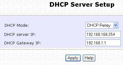 The following will guide you to setup the DHCP Relay. Step 1: Click on Advanced Settings from Management Setup from the CONFIGURATION menu.