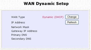 Setup your WAN (Available in Wireless Routing Client and Gateway modes) NOTE: Any changes to the WAN Setup will only take effect after rebooting.