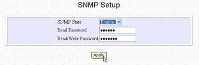 Setup SNMP The Simple Network Management Protocol (SNMP) is a set of communication protocols that separates the management software architecture from the hardware device architecture.