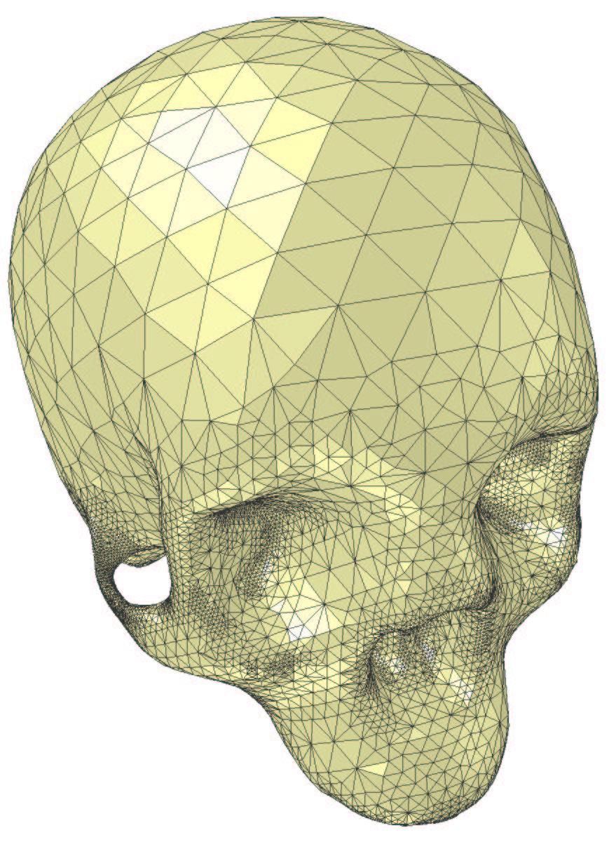 We demonstrate several examples of tetrahedral meshes that were generated with our algorithm.
