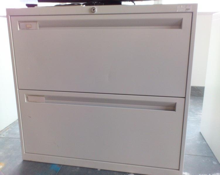 # 7 191100901000147 Cabinet, filing, 2-drawer Office filing drawer, white coated $2,000 # 8