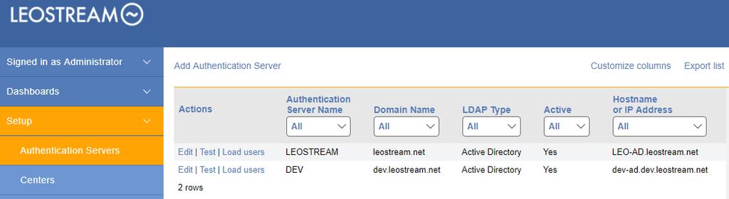 Leostream Connection Broker Administrator s Guide Chapter 5: Integrating with Authentication Servers Overview User authentication is the process of determining who a user is based on the credentials