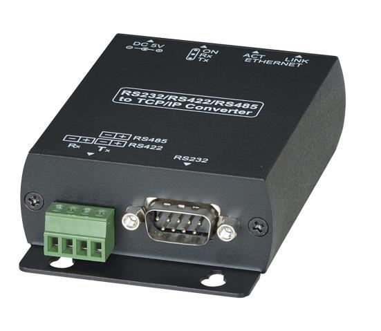 RS232/RS485/RS422 to TCP/IP Converter ITEM NO.