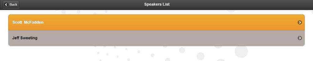 PEOPLE View a list of featured speakers
