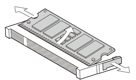 3-4 Replace the RAM 1. Follow the steps described in Chapter 3-3 to pull the motherboard tray outward. 2. Find the RAM location which is as the picture shown.