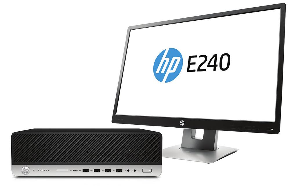 Security, manageability, and performance in a modern compact design Powered for the enterprise, the HP EliteDesk 800 SFF is one of HP s most secure and manageable PCs featuring advanced performance,