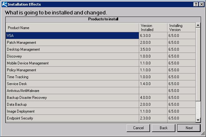 15. Review Install Changes The install summarizes the changes the are about to be made to your system.