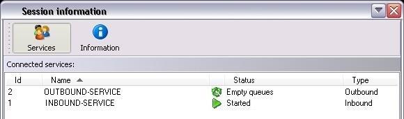Verify the task bar is updated to reflect agent in the Available state, and that the Status are